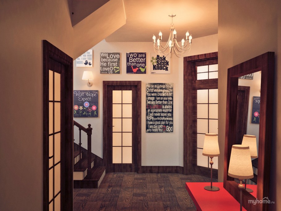 Холл дизайн уютный