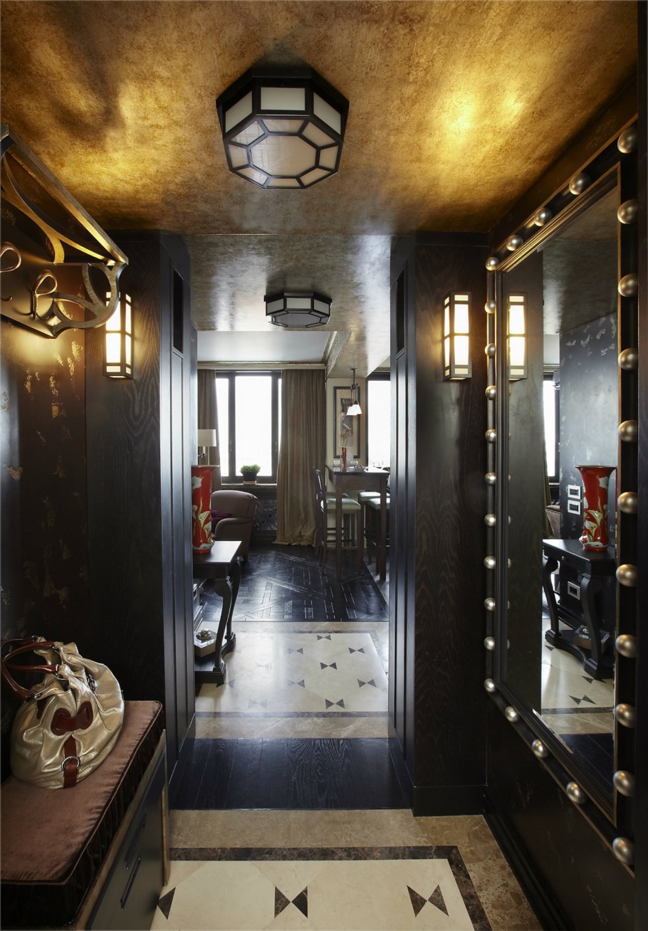 Интерьер прихожей в стиле арт деко