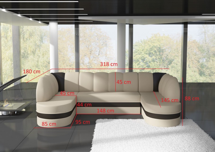 Диван п-образный