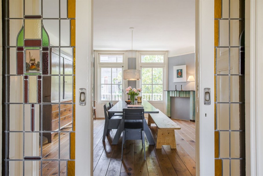 Перегородки с витражами в интерьере