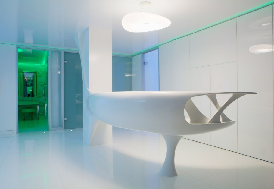 Ресепшн футуристический