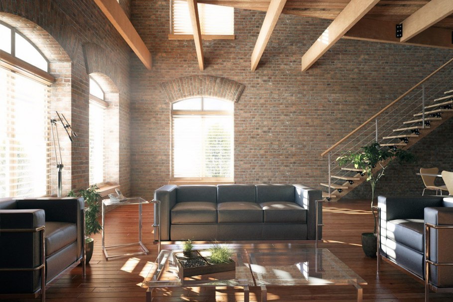 Сводчатый потолок лофт