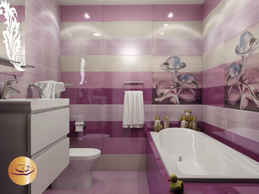 Пудровая ванная комната