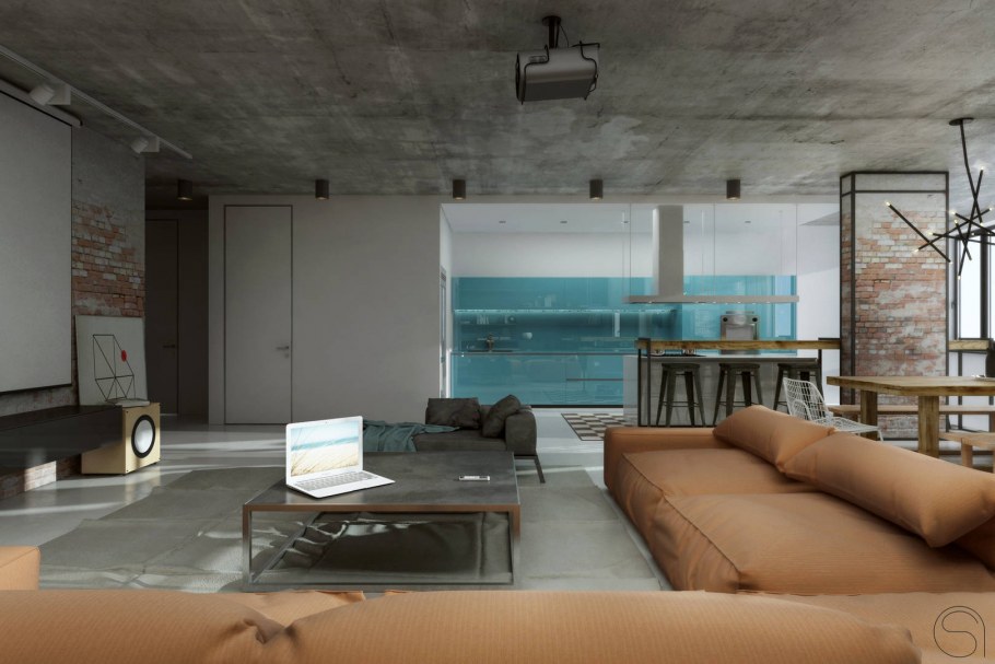 Loft квартира Минимализм