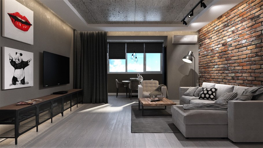 Студия лофт Минимализм