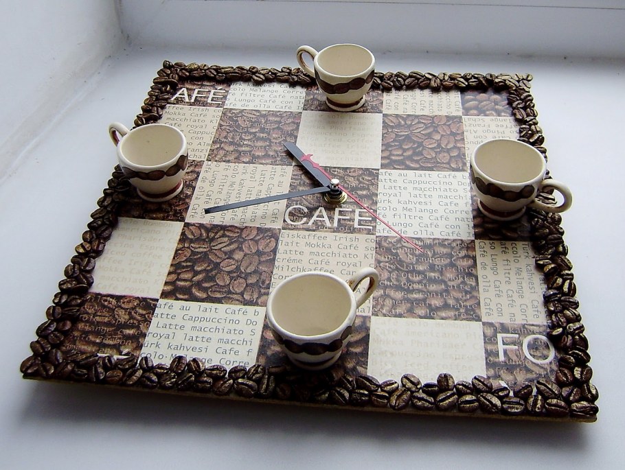 Декор из кофе на кухню