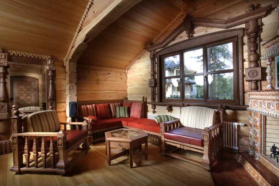 Неорусский стиль в интерьере