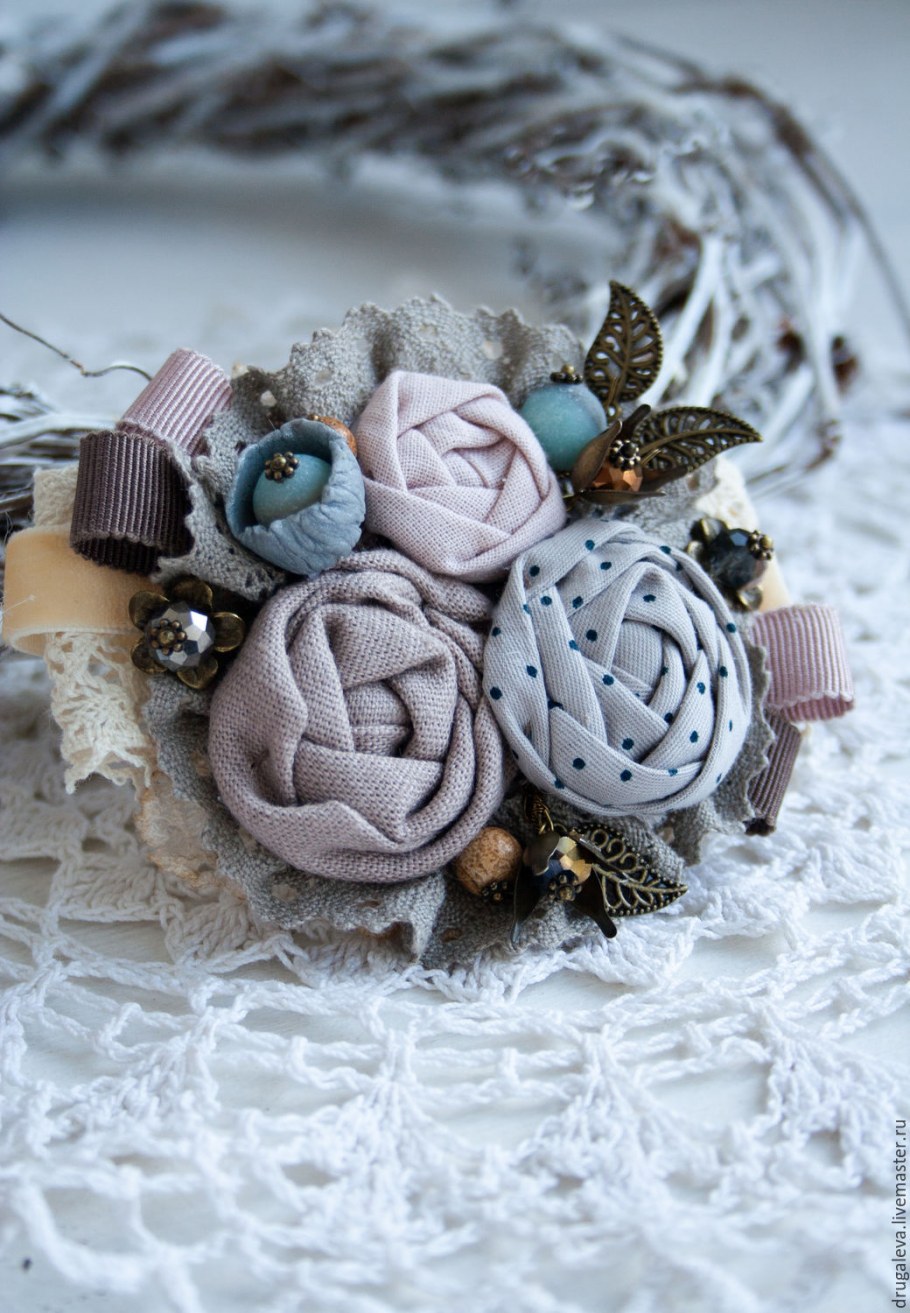 Броши в стиле бохо от Ирины Мацокиной