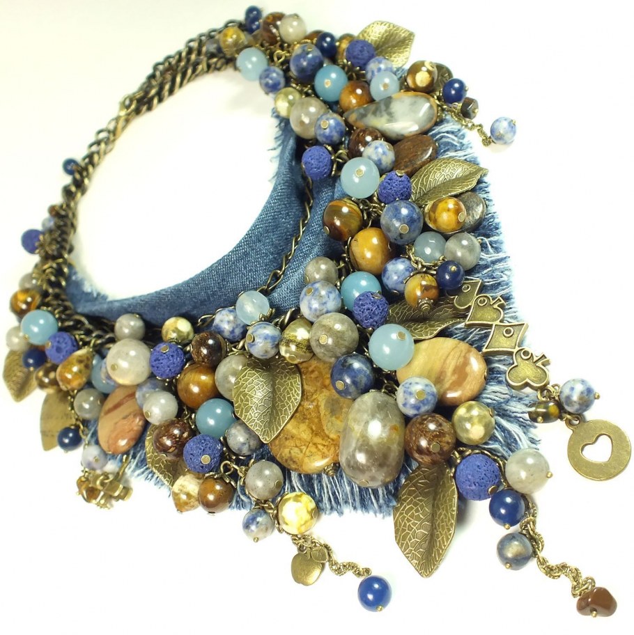 Украшения из джинсы