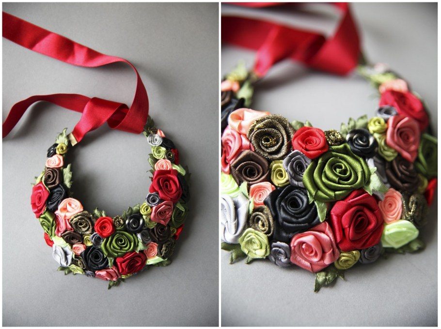 Украшения из опасной ленты