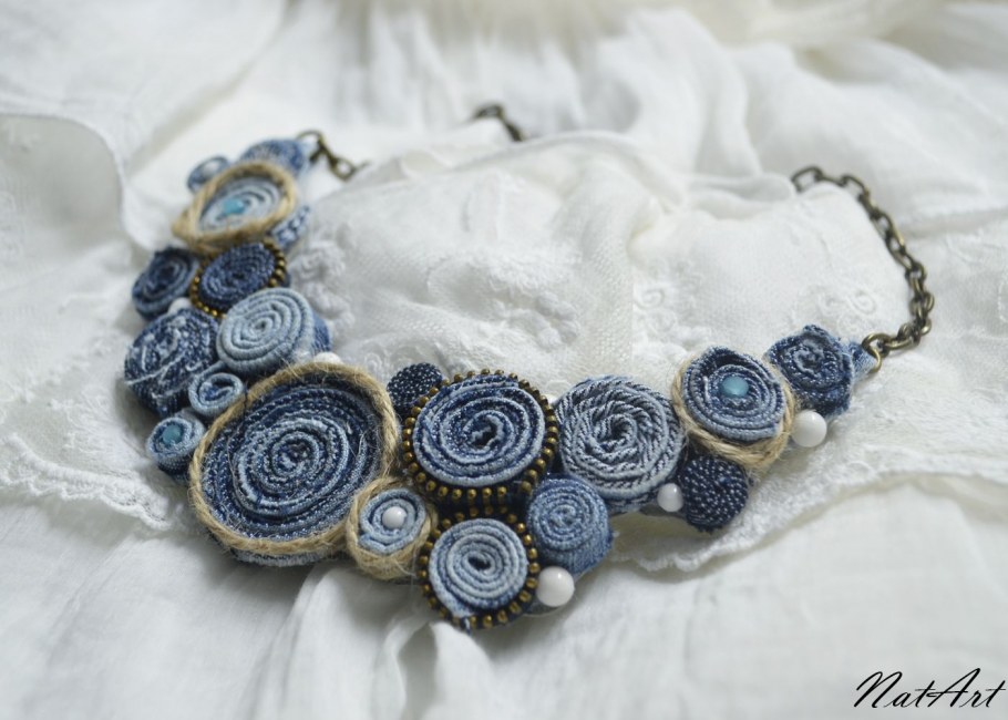 Текстильные украшения в стиле бохо