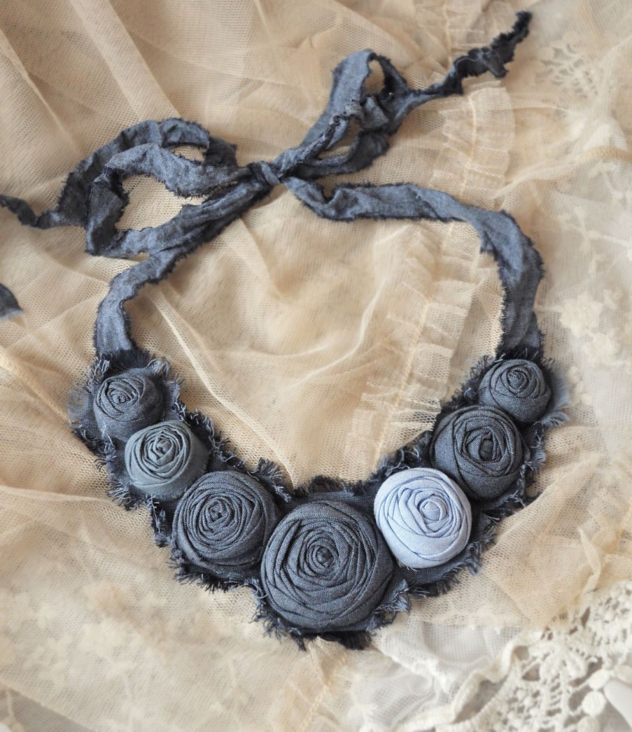 Украшения из джинсы