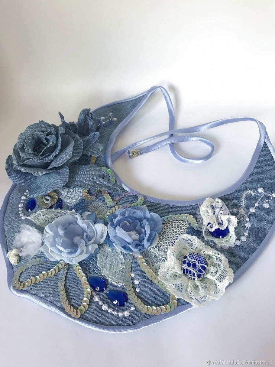 Украшения из джинсы