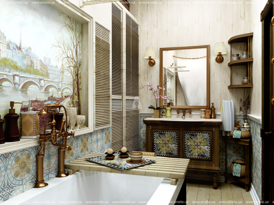 Ванная в стиле Прованс