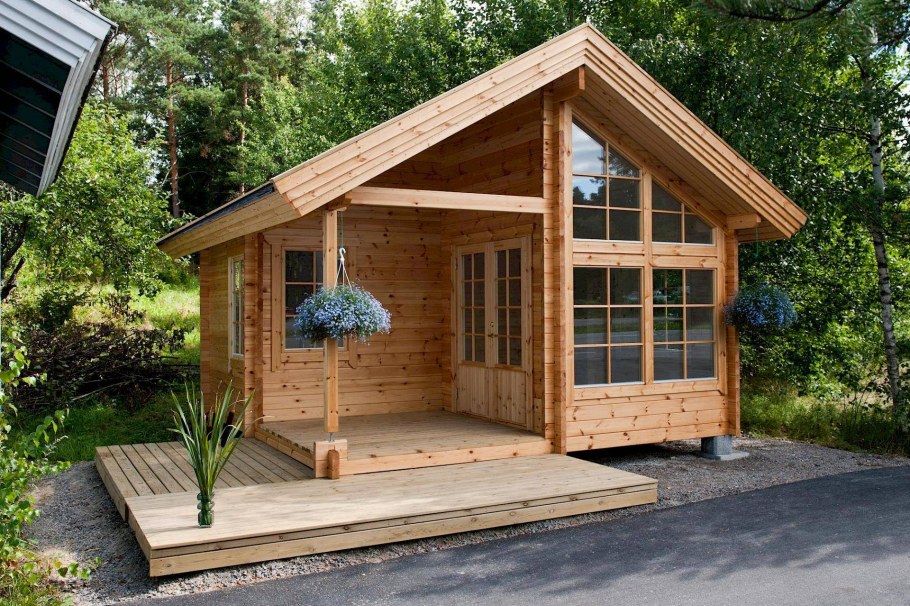 Баня из минибруса 6х3