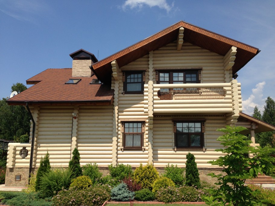 Фасады деревянных домов