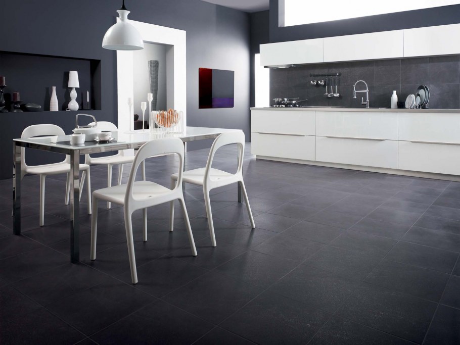 Плитка под серую кухню