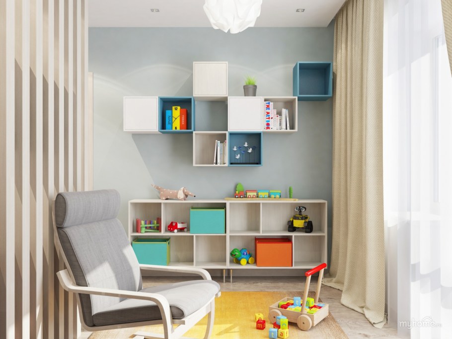 Мебель для детской комнаты мальчику Минимализм