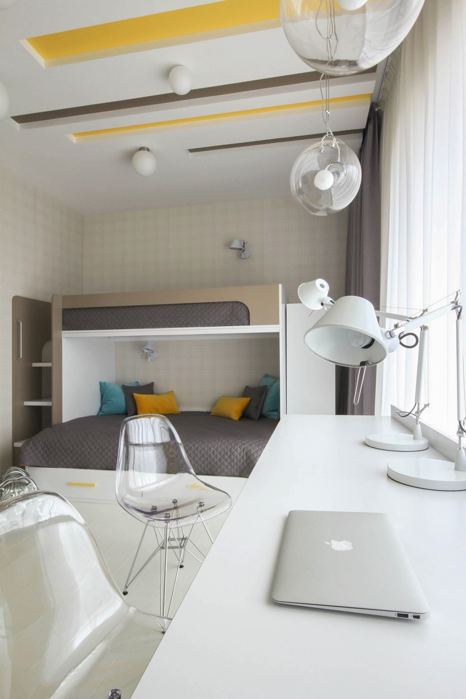 Лаконичный интерьер детской