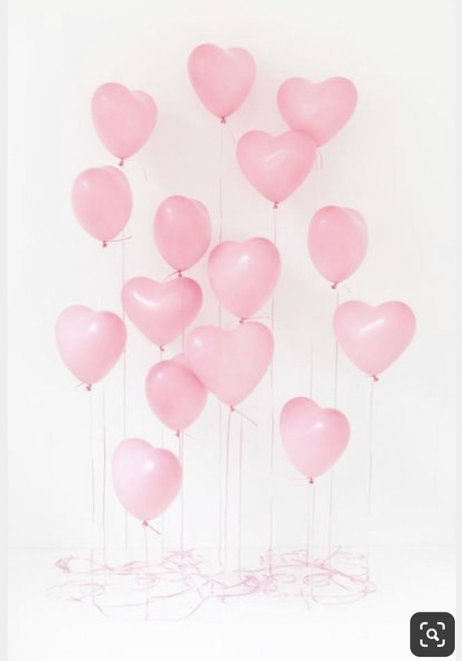 Нежно розовые шарики