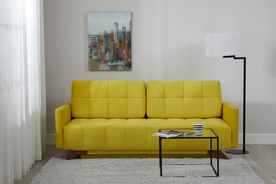 Диван Сканди горчичный