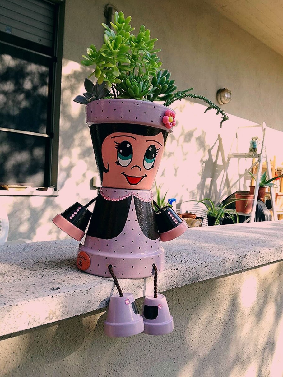 Лягушка из горшков