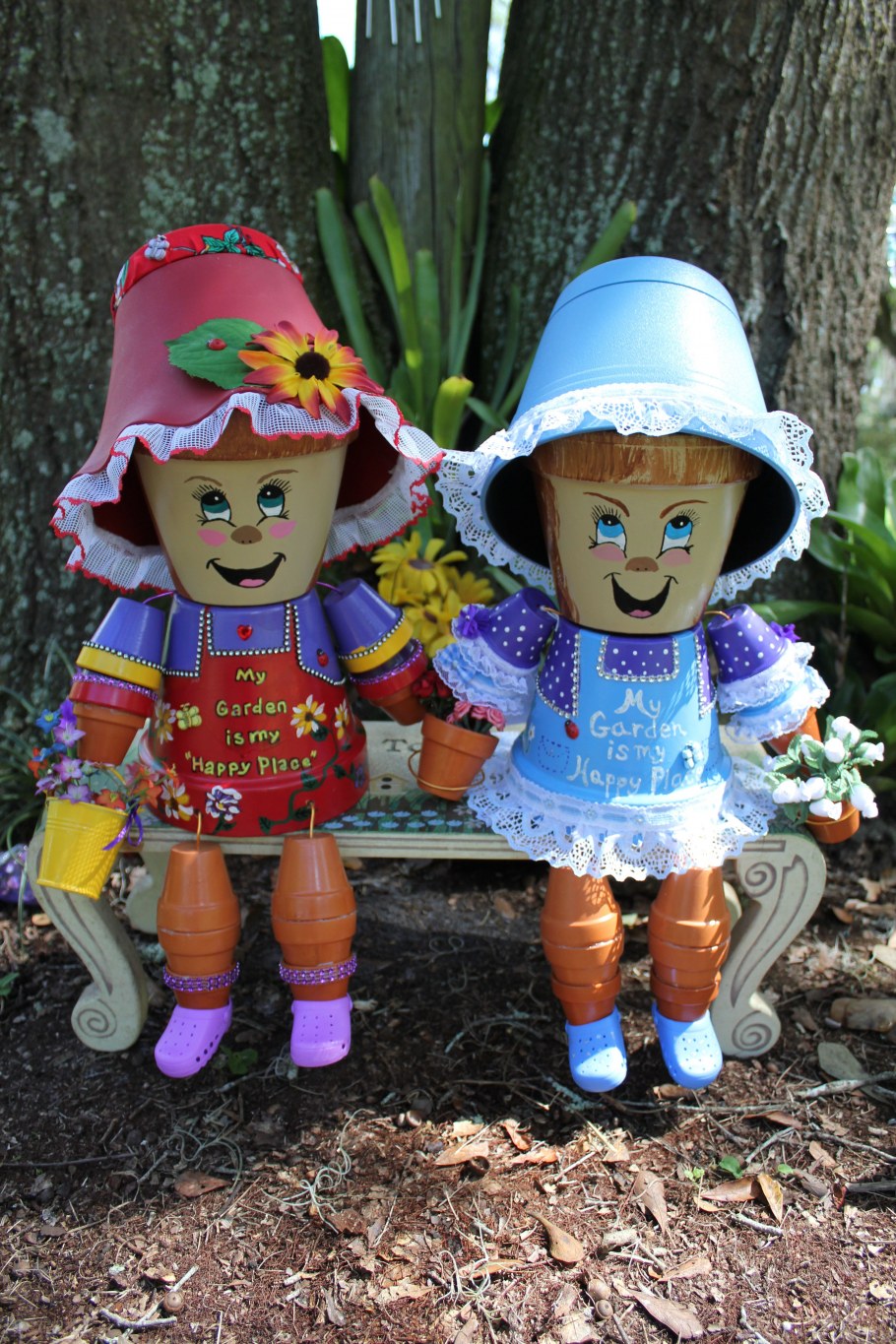 Человечки из кашпо