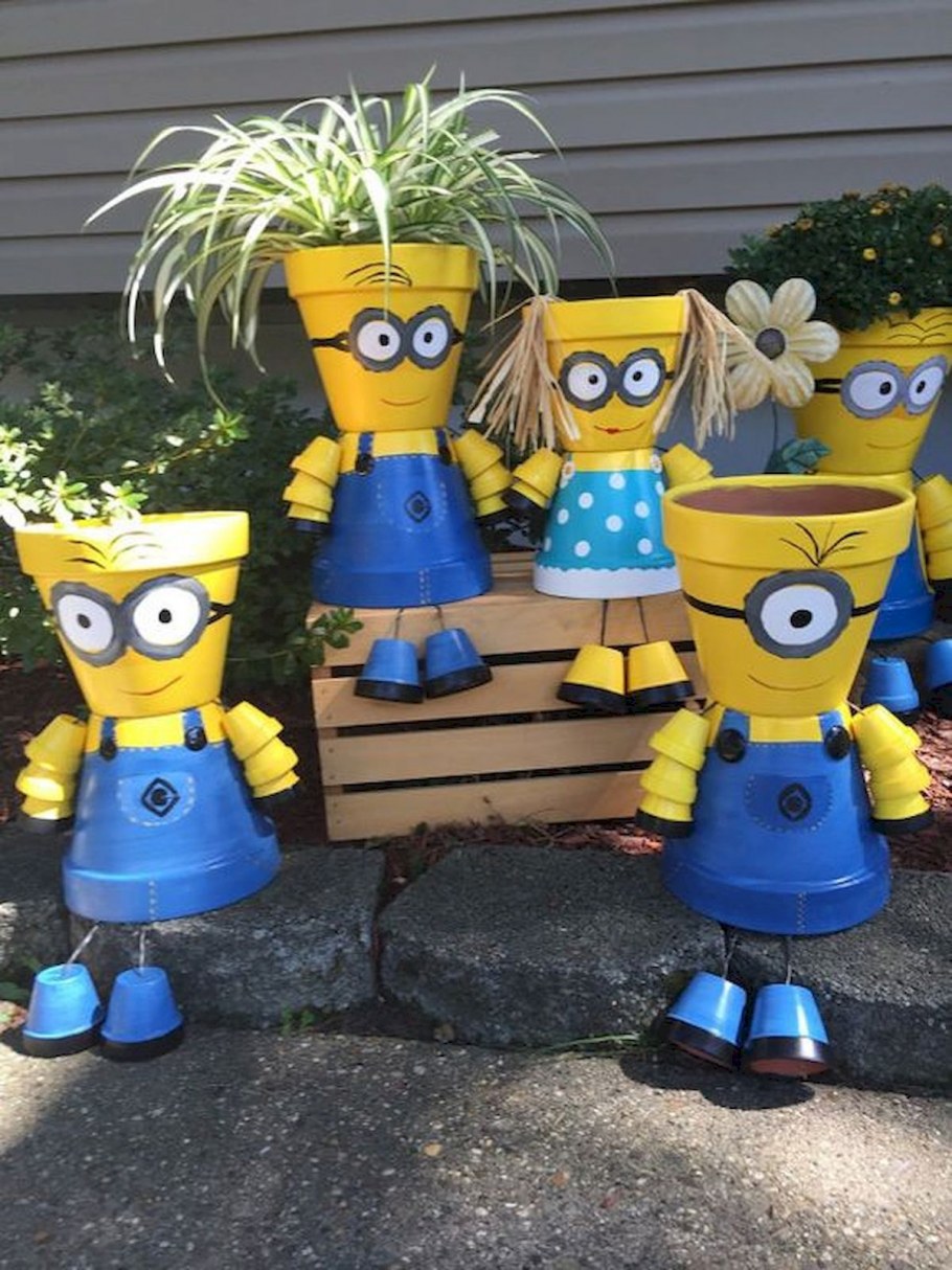 Фигурки из кашпо