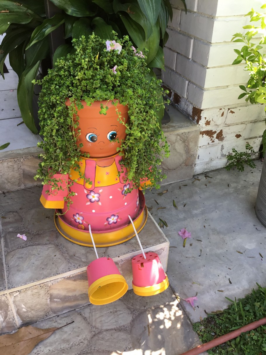 Идеи из цветочных горшков