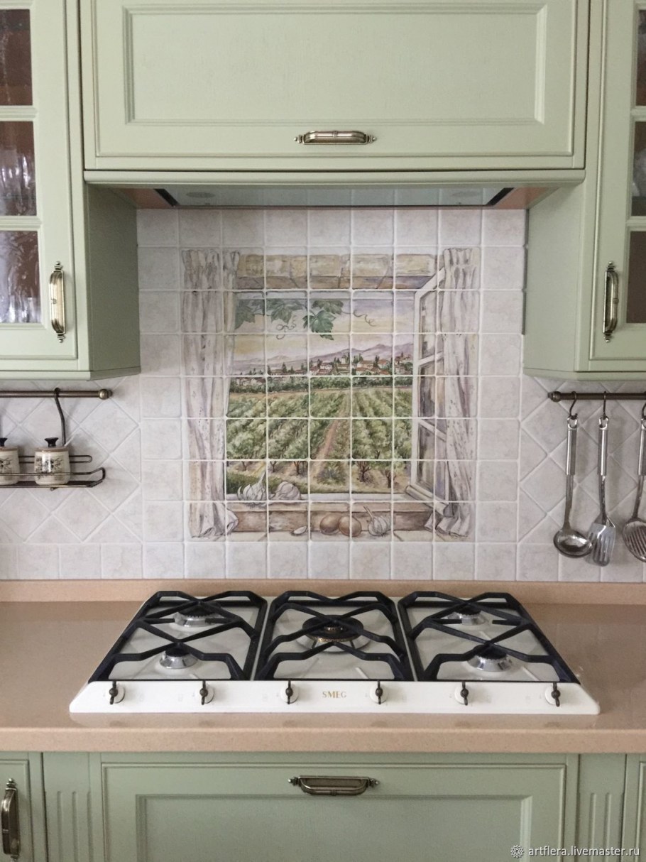 Плитка на фартук Прованс