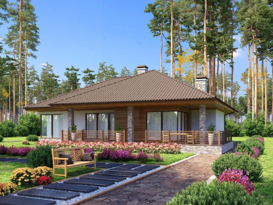 Дом Лахти одноэтажный