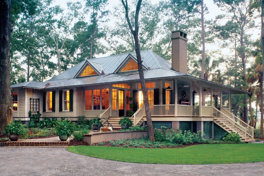 Коттедж в стиле ранчо