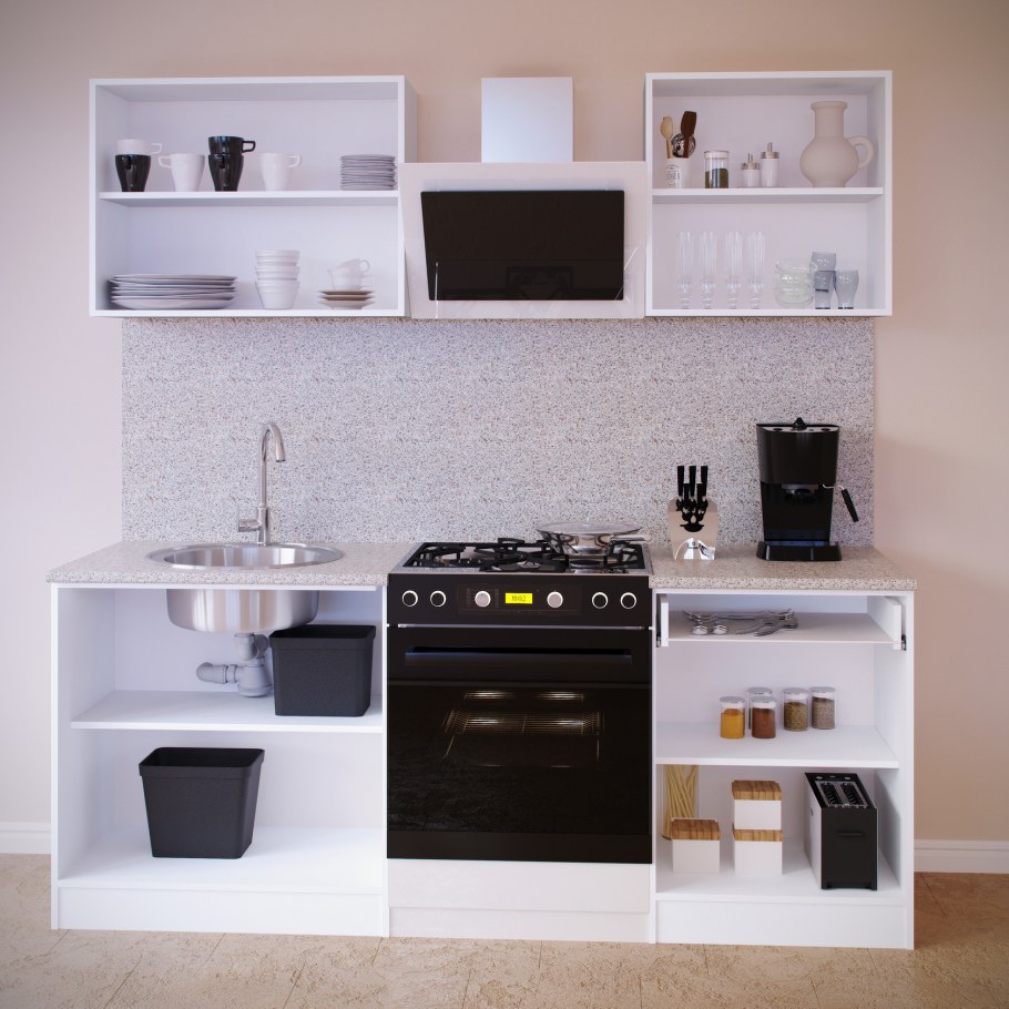 Кухонный гарнитур "гарнитур 1 белый Вегас"