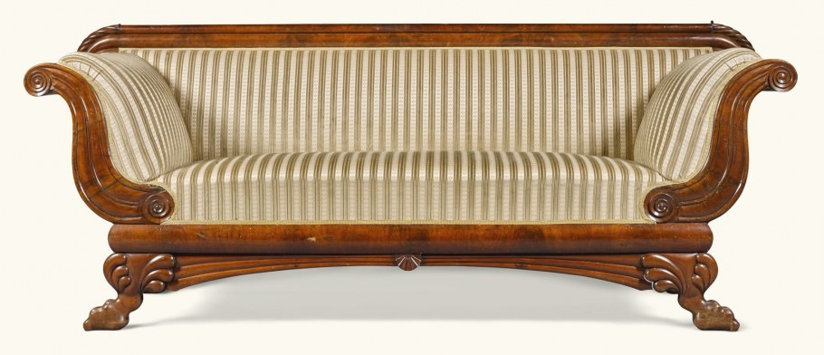 Антикварный диван бидермейер