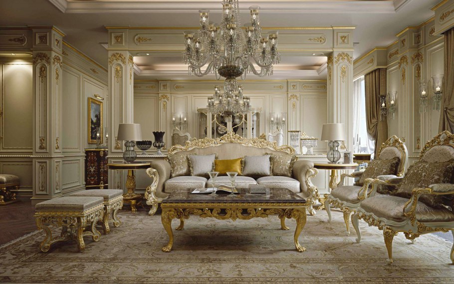 Гостиная Версаче Барокко