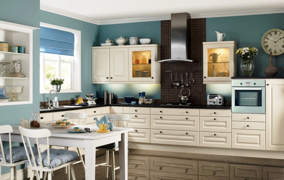 Палитра сочетаний с сиреневым цветом в интерьере кухни