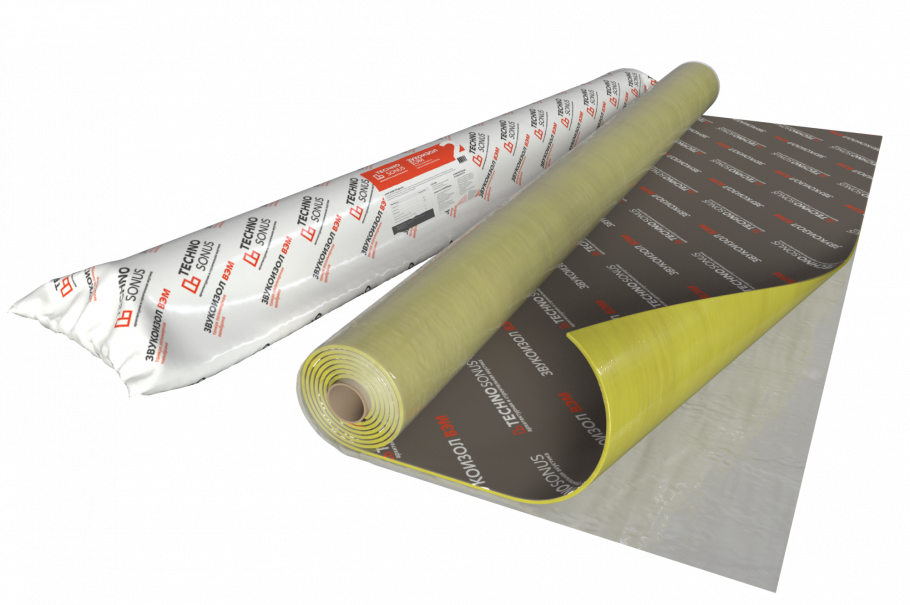 Мембрана Звукоизол ВЭМ 4 СМК (2,5м x 1,2м x 4мм) 3м2