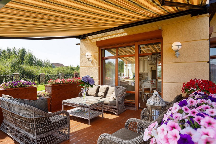 Веранда Холл пристроенная к дому