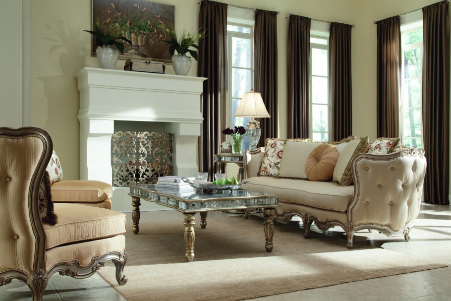 Гостиная в скандинавском стиле бежевые стены