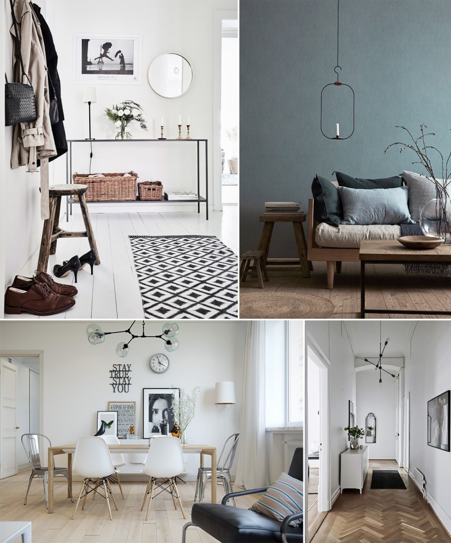 Скандинавский стиль однушки