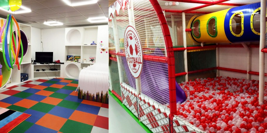 Детский игровая комната на стадионе
