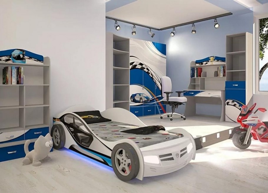 Адвеста мебель la-man голубой