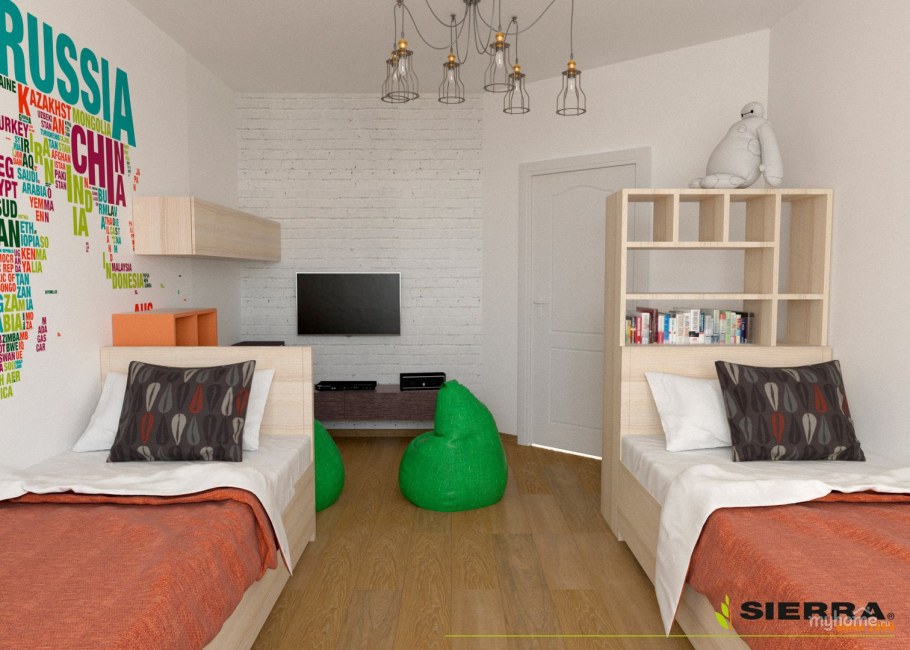 Планировка комнаты для 2х мальчиков подростков