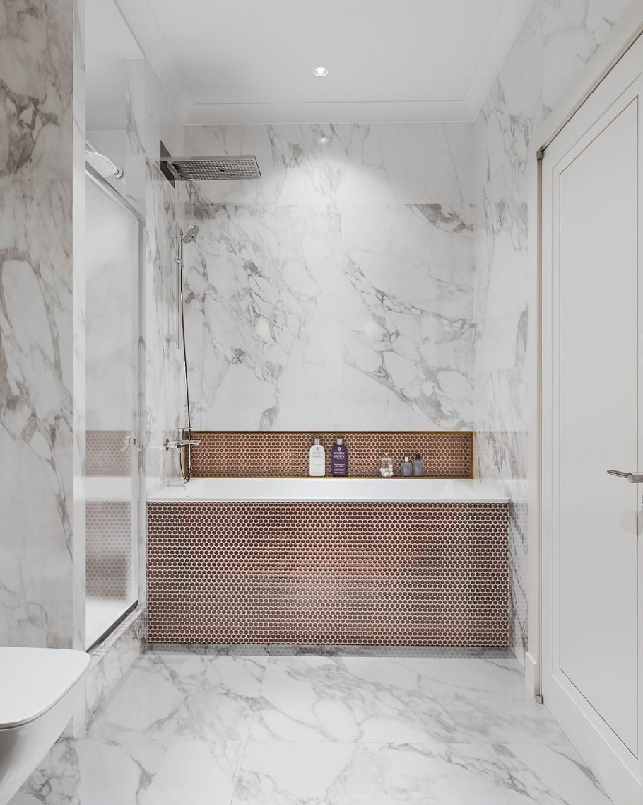 Душевая комната мрамор