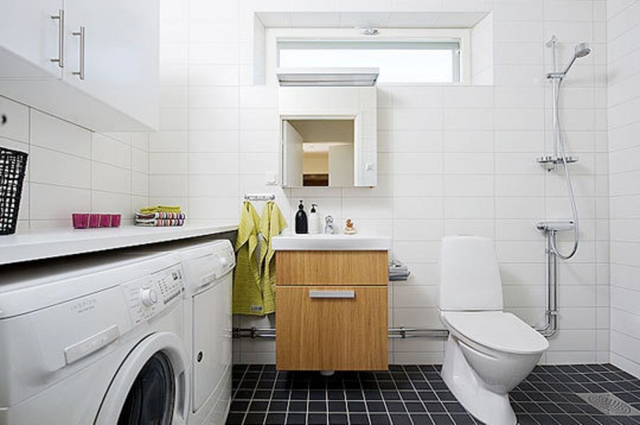 Ванная с постирочной