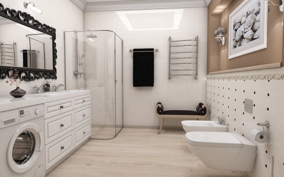 Interior Bathroom 3d model