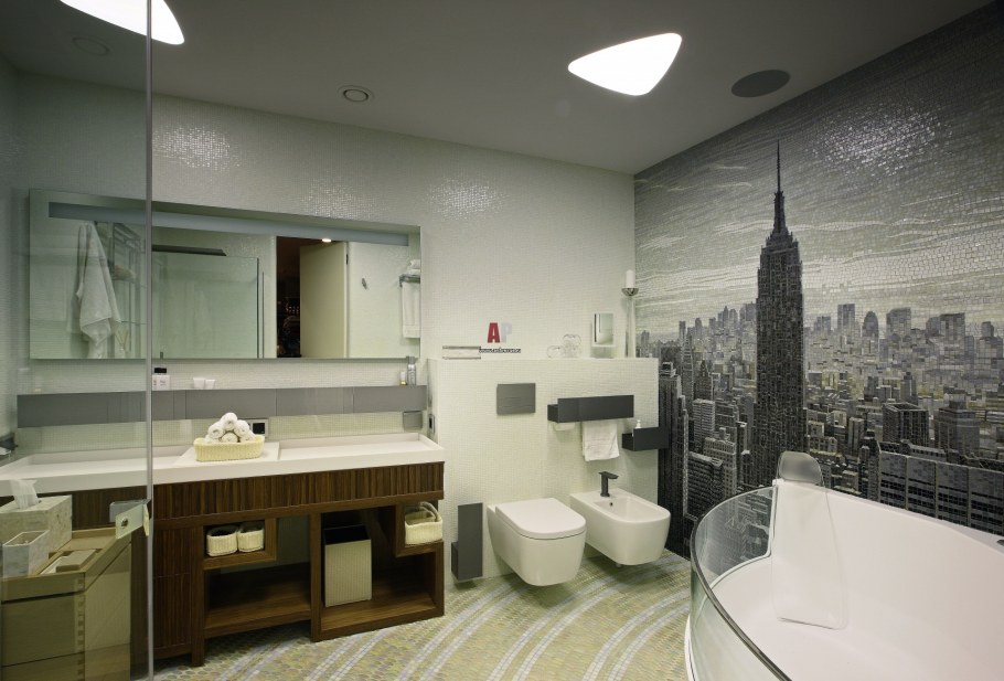 Совместный санузел с душевой готовые проекты