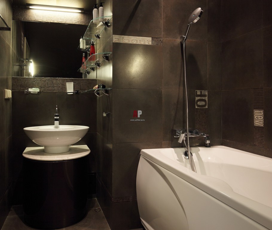 Интерьер ванной 4 кв