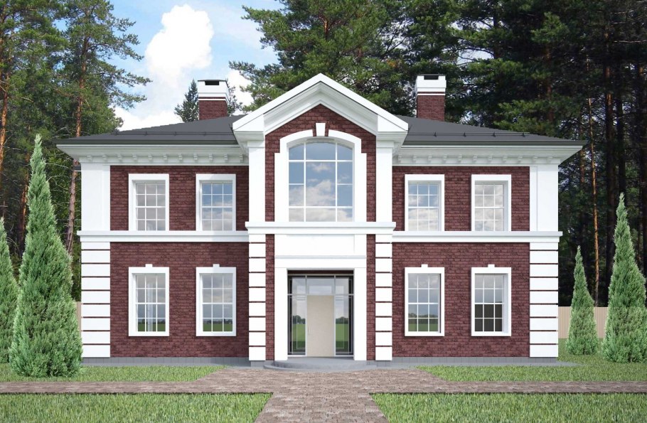 Фасад в английском стиле