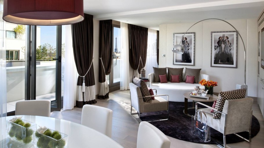 Шторы в интерьере арт деко